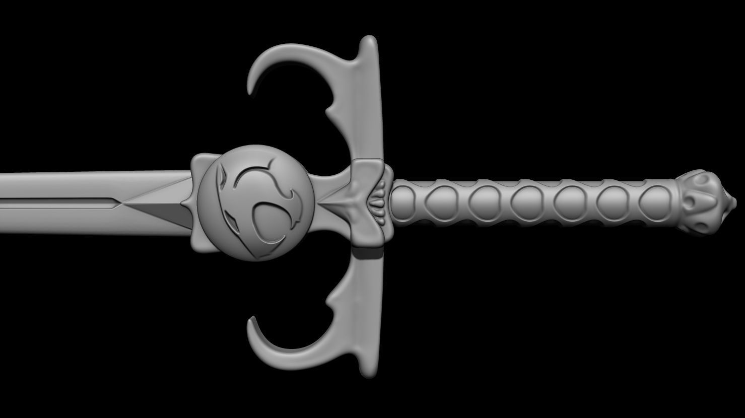 3D PRINTABLE THUNDERCATS SWORD OF OMENS - LION-O SWORD 3D print model_11