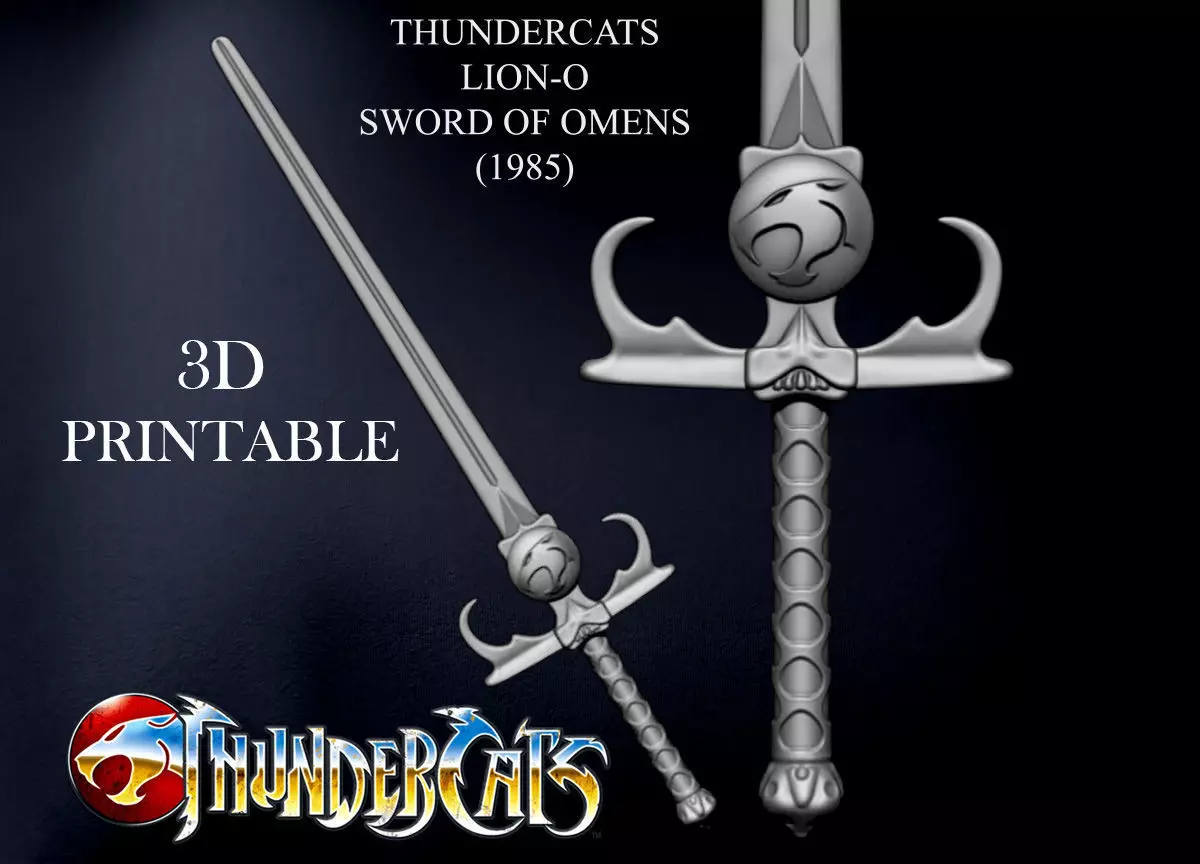 3D PRINTABLE THUNDERCATS SWORD OF OMENS - LION-O SWORD 3D print model_0