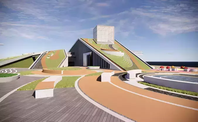 green slope-amusement park