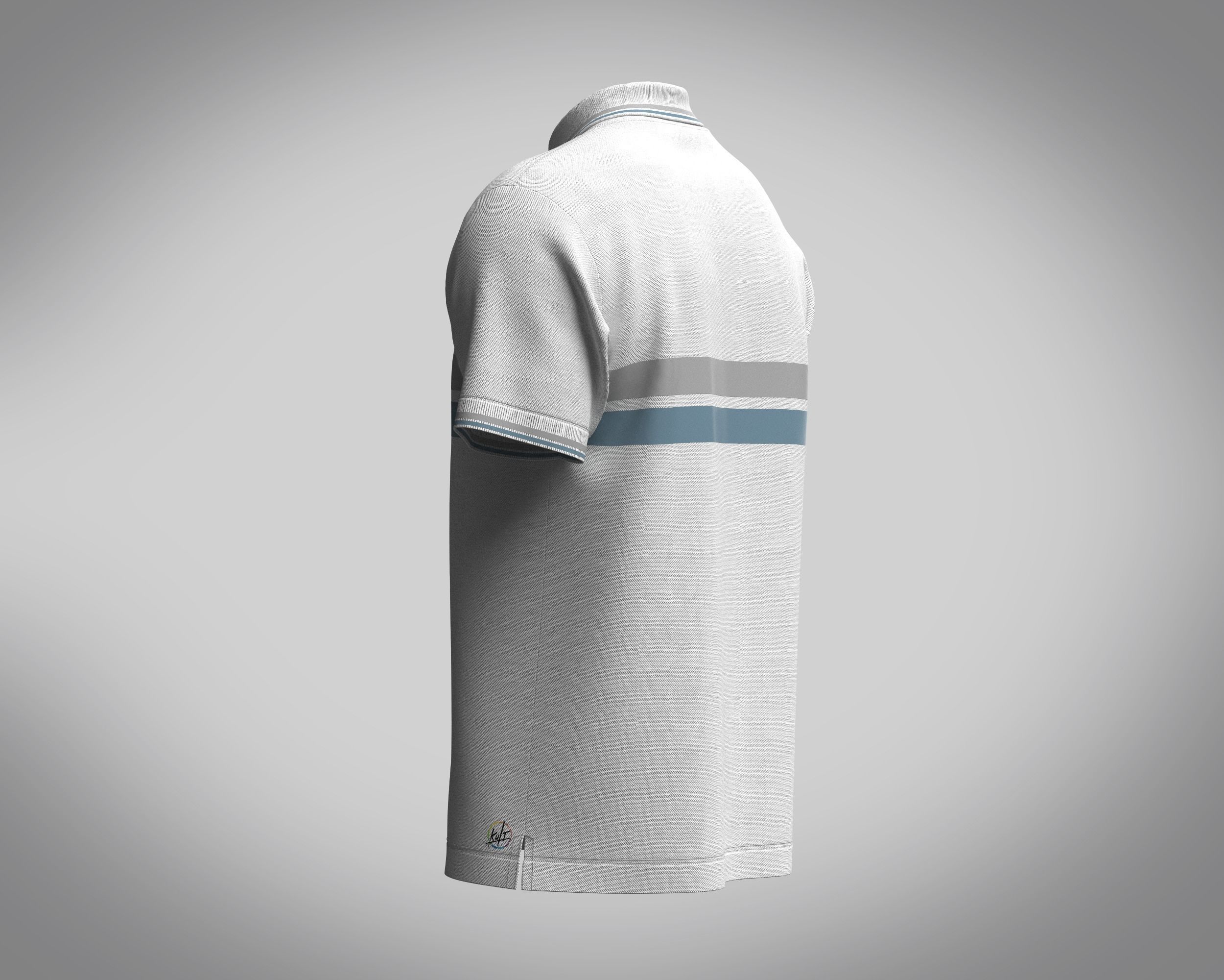Polo Shirt-Lost Future 3D model_4