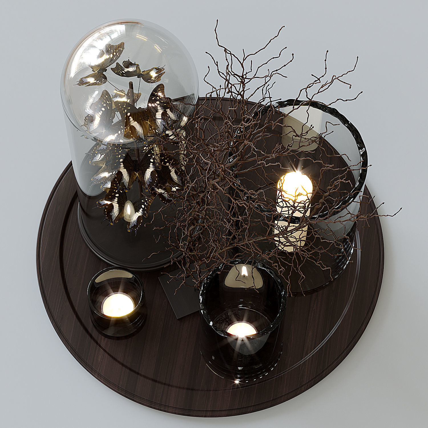 Decorative set 02 3D model_1