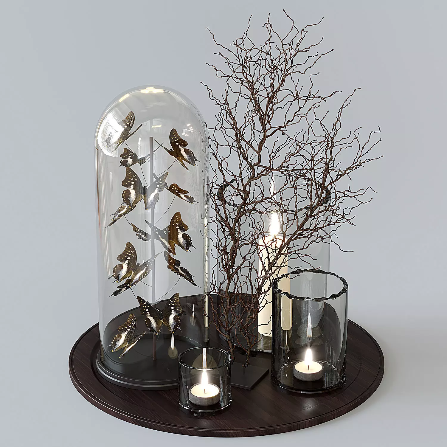 Decorative set 02 3D model_0