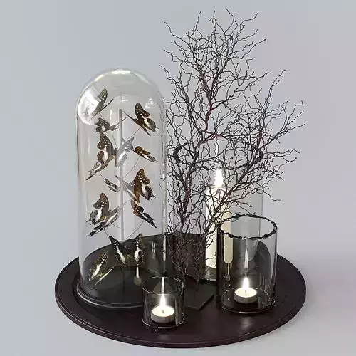 Decorative set 02 3D model