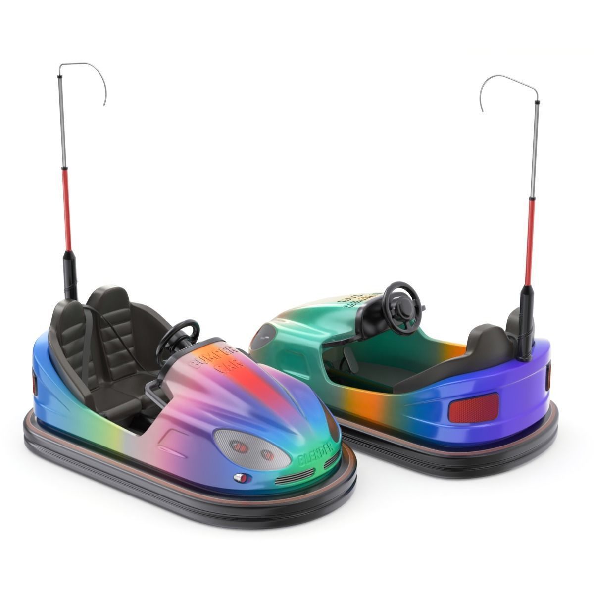 Bumper Car 3D model_10