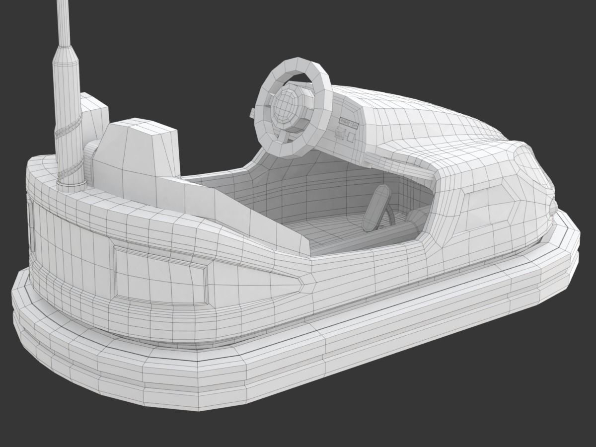 Bumper Car 3D model_25