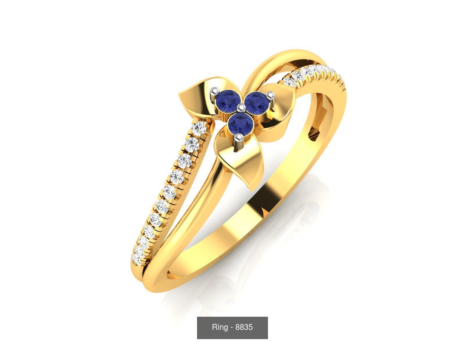 30 light wt rings pack 3dm render details 3D Model Collection_5