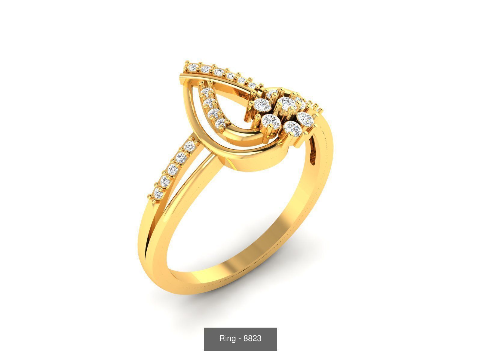 30 light wt rings pack 3dm render details 3D Model Collection_14