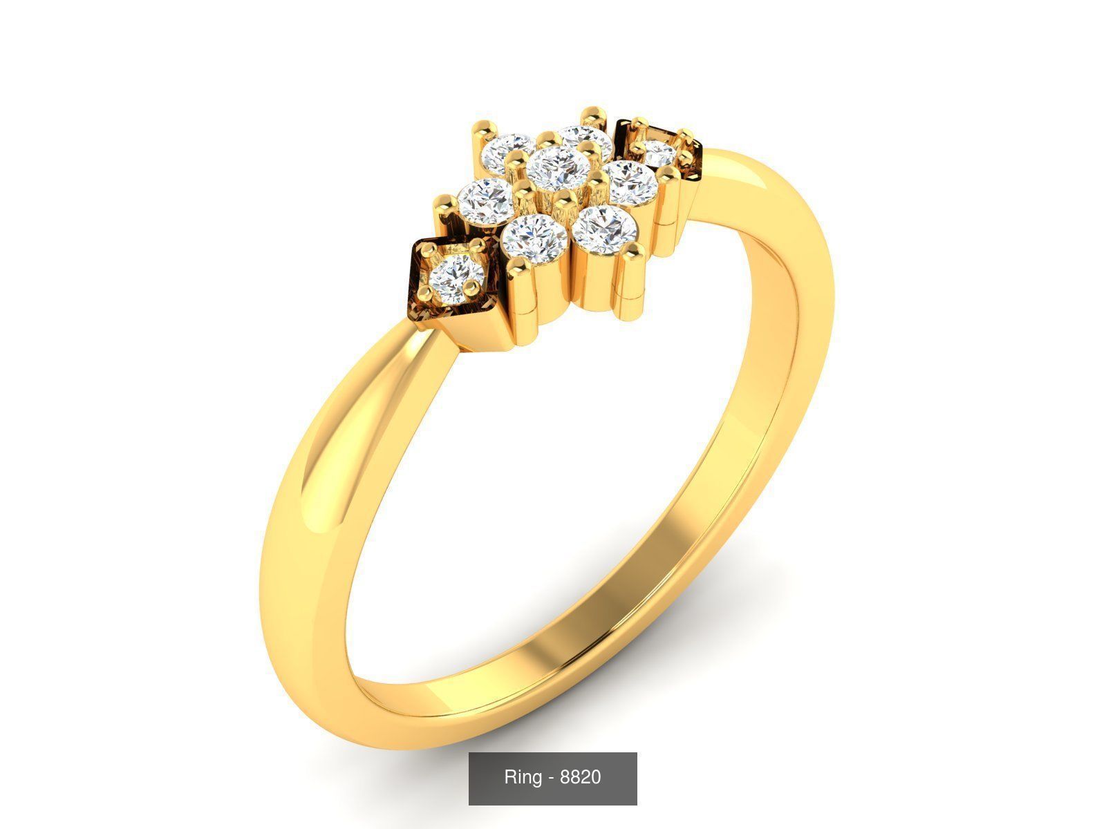 30 light wt rings pack 3dm render details 3D Model Collection_17