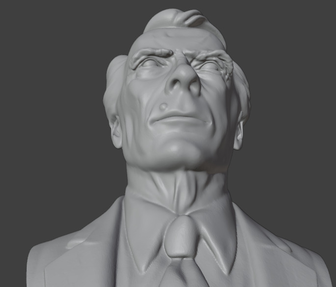 Clint Eastwood 3D print model_13