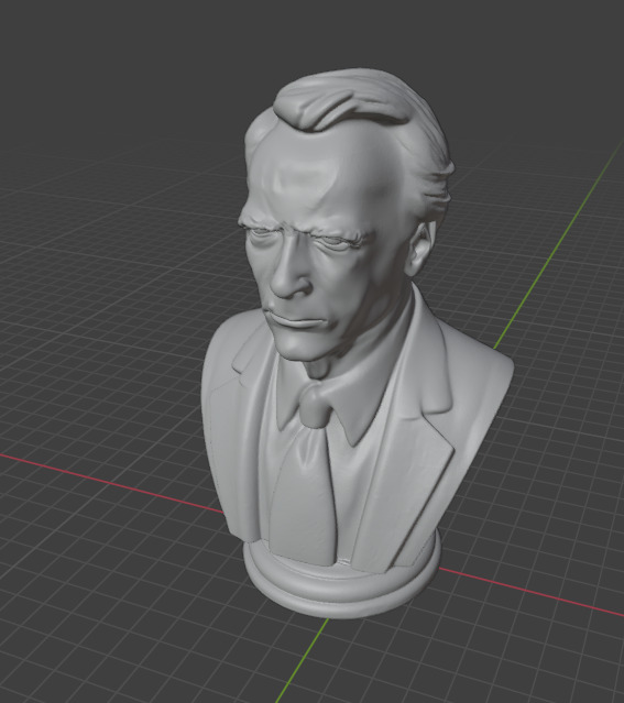 Clint Eastwood 3D print model_11