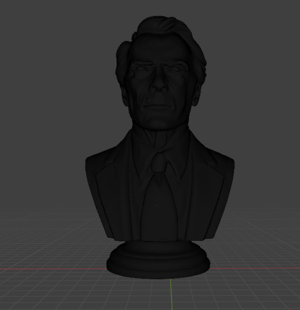 Clint Eastwood 3D print model_17