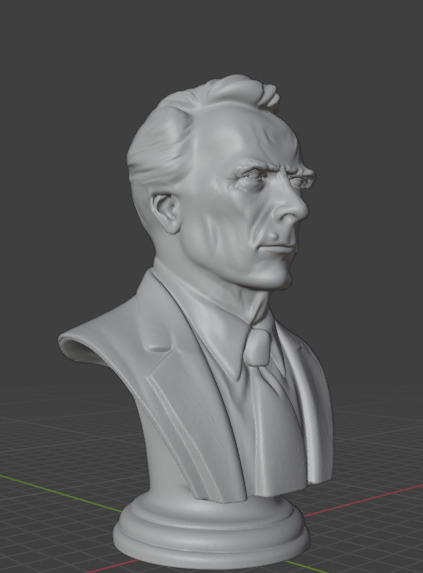 Clint Eastwood 3D print model_23