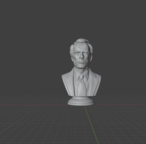 Clint Eastwood 3D print model