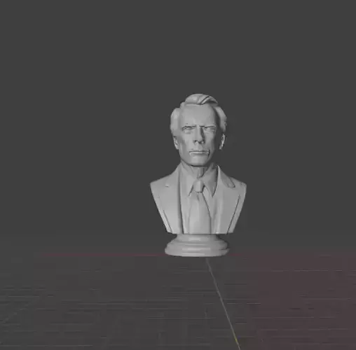 Clint Eastwood 3D print model