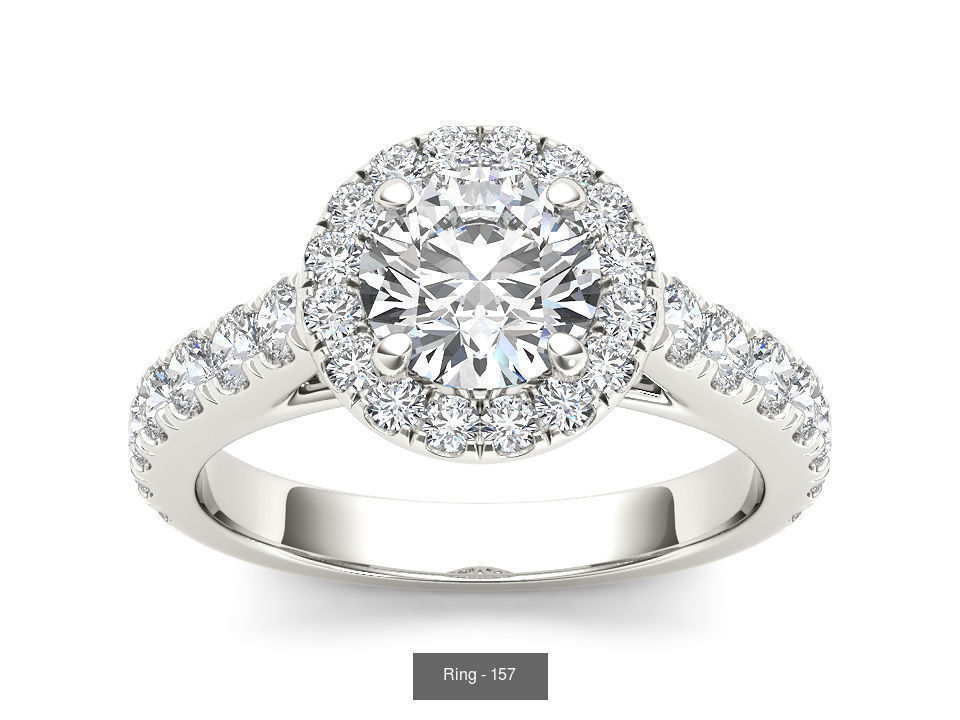 22 Excellent Solitaire ring 3dm render details pack 3D Model Collection_11