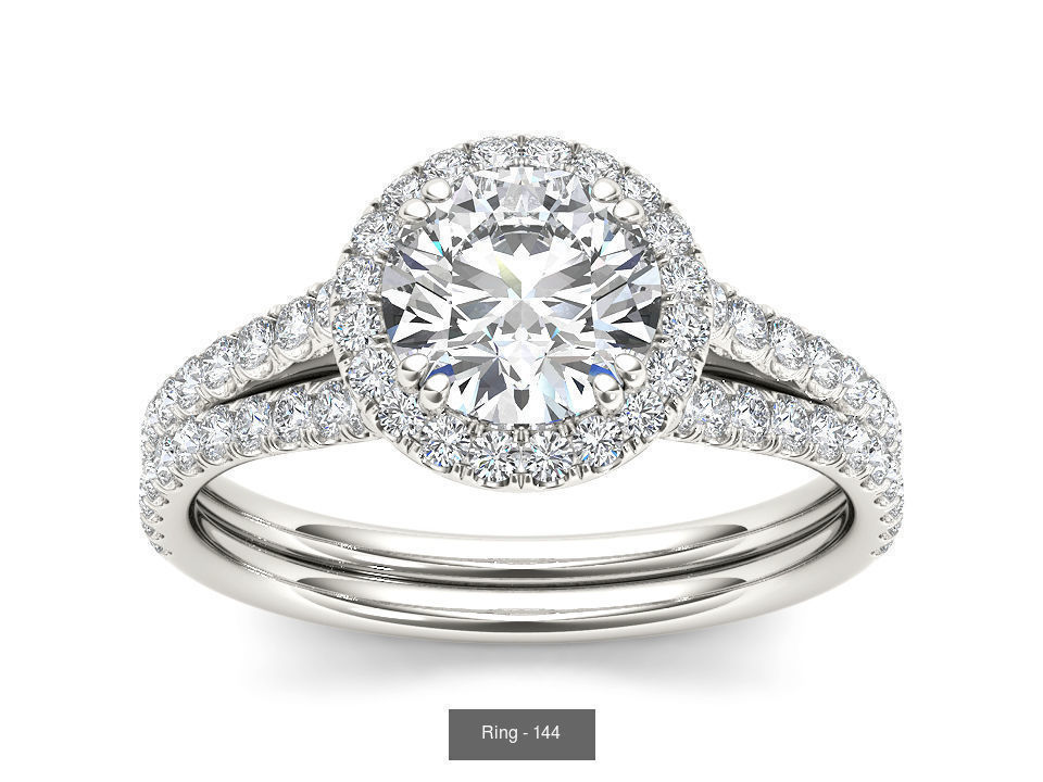 22 Excellent Solitaire ring 3dm render details pack 3D Model Collection_16