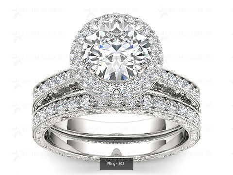 22 Excellent Solitaire ring 3dm render details pack 3D Model Collection_3