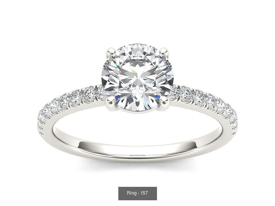 22 Excellent Solitaire ring 3dm render details pack 3D Model Collection_20