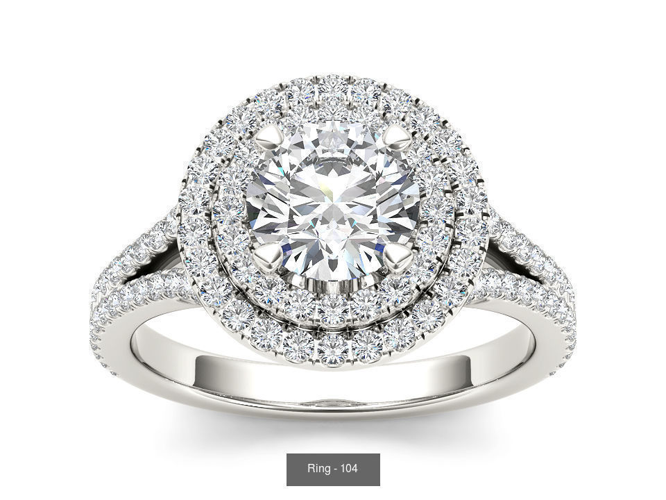 22 Excellent Solitaire ring 3dm render details pack 3D Model Collection_15