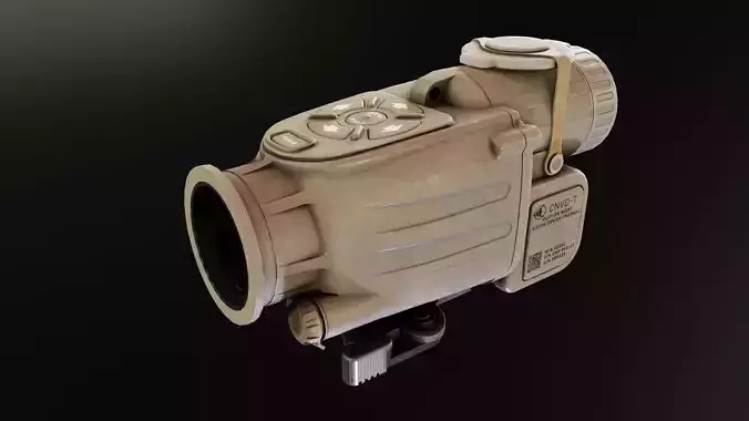 EOTech CNVDT thermal night vision Low-poly 3D model