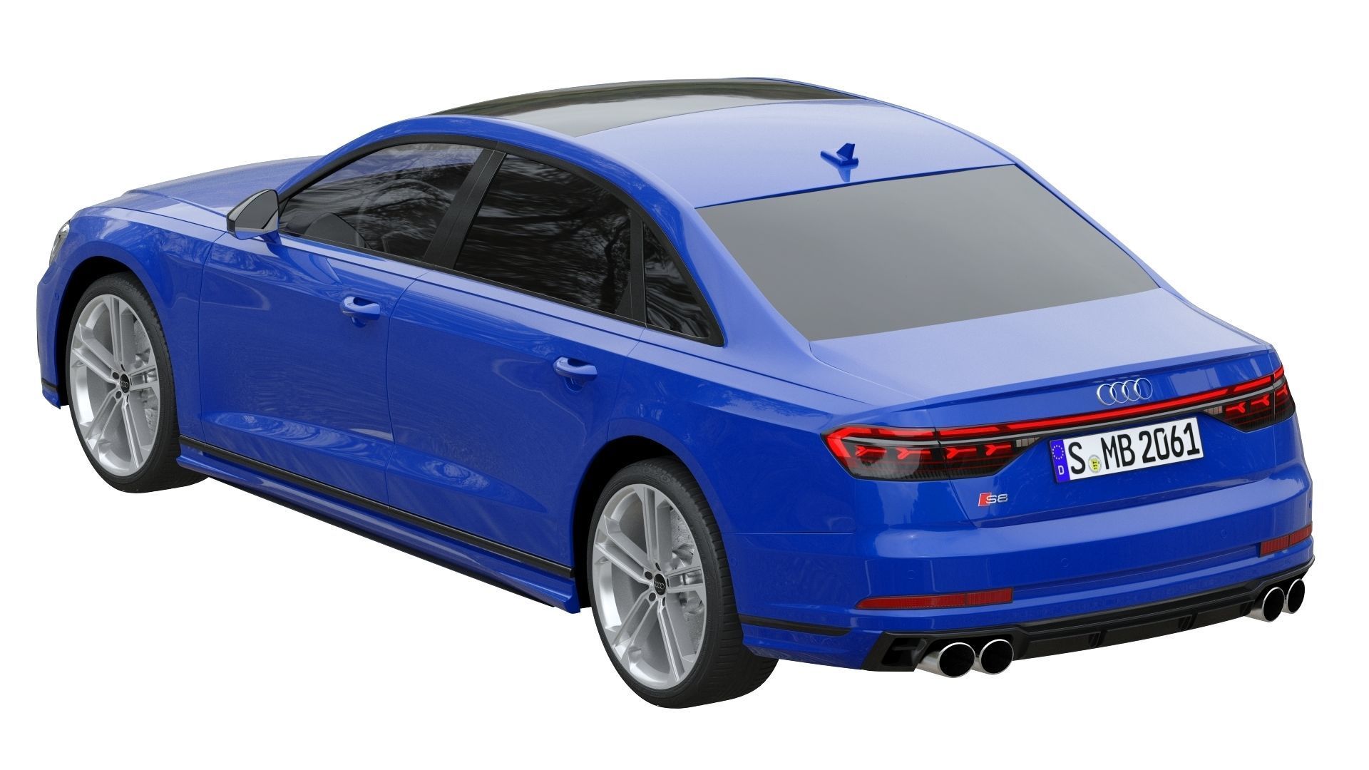 Audi S8 2022 3D model_6