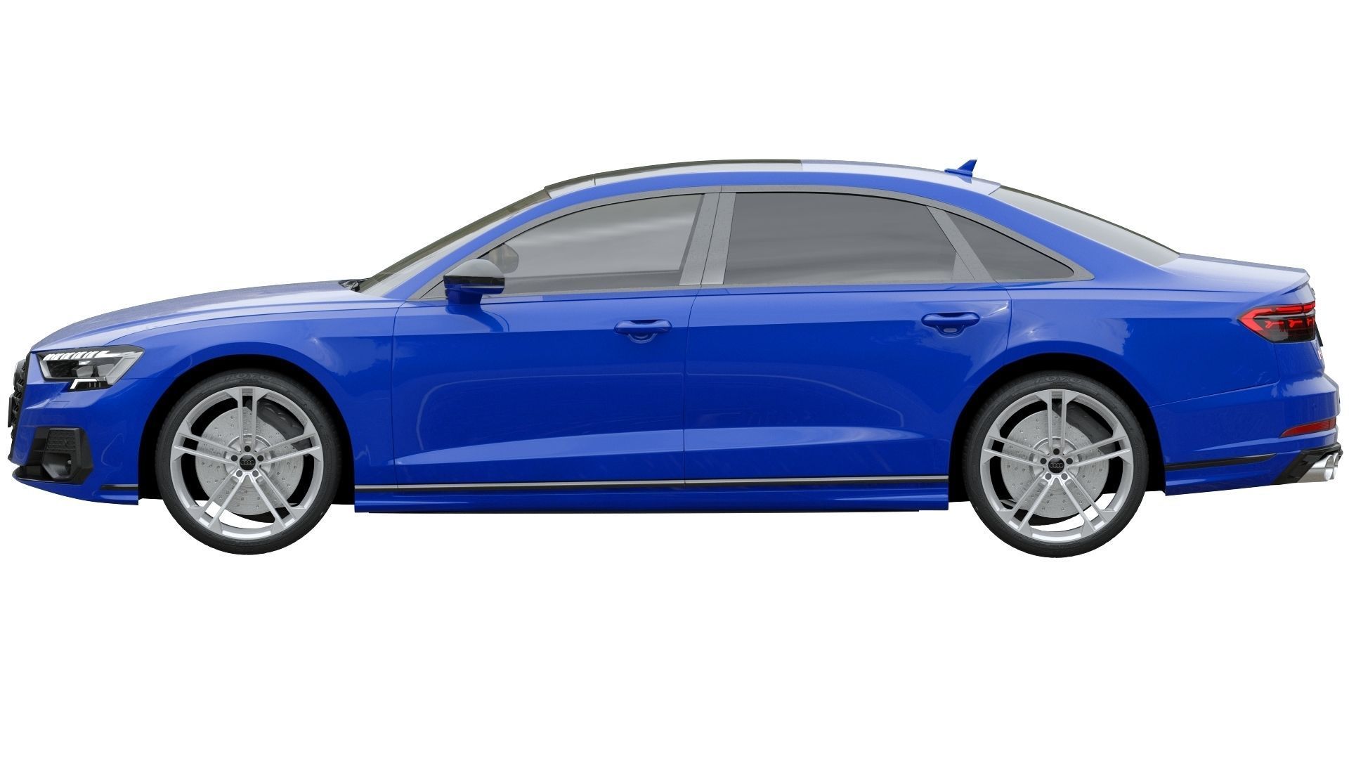 Audi S8 2022 3D model_2