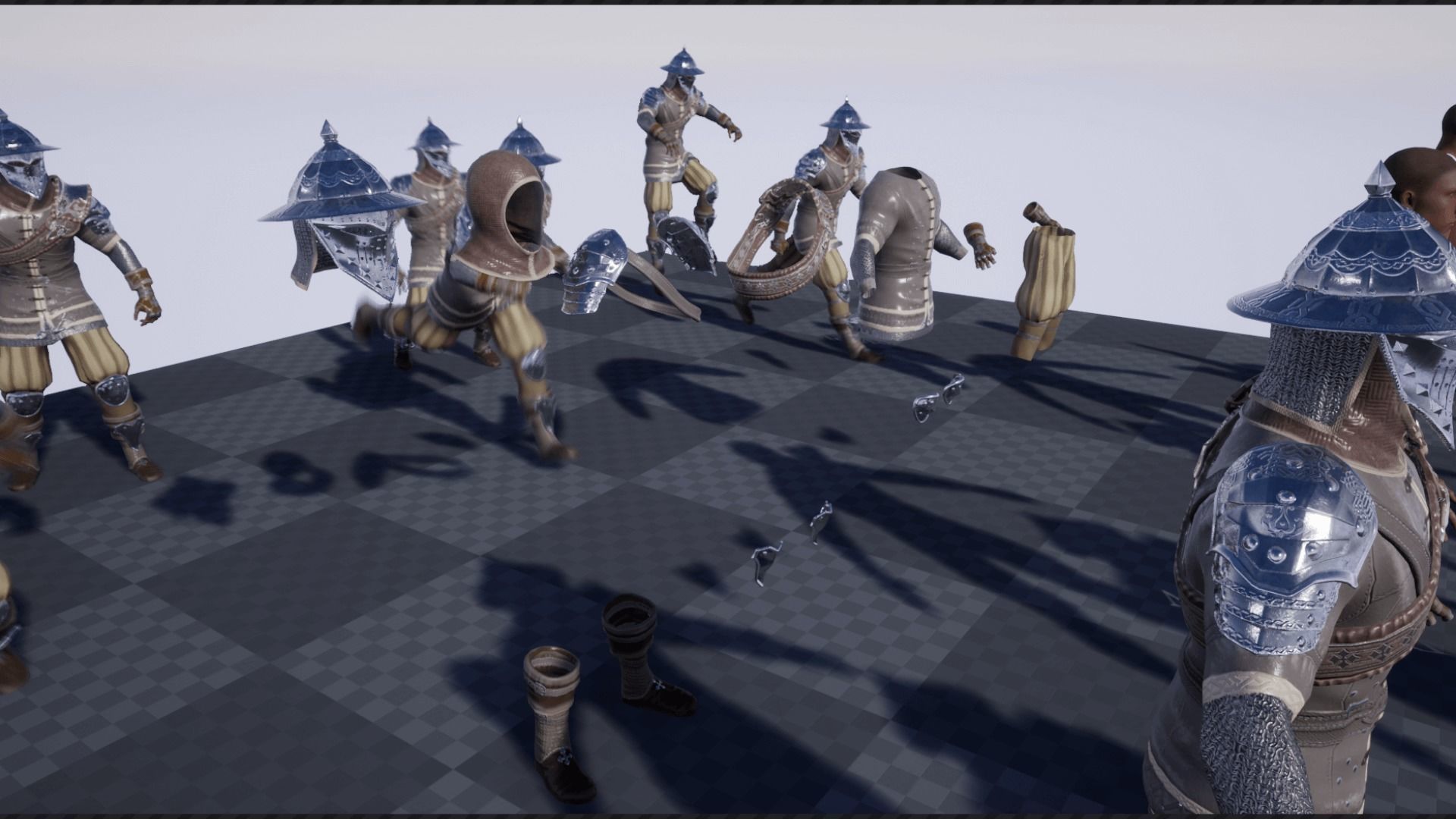 Mercenary Low-poly 3D model_32