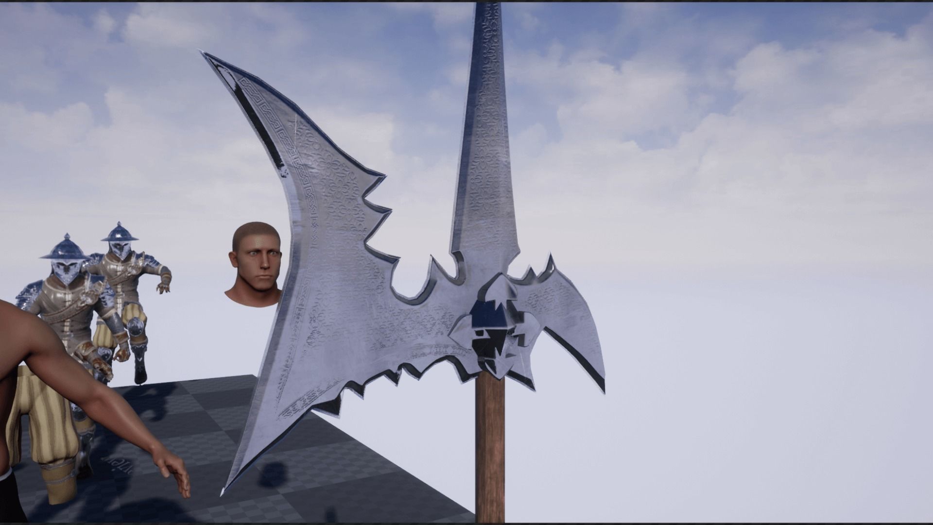 Mercenary Low-poly 3D model_16