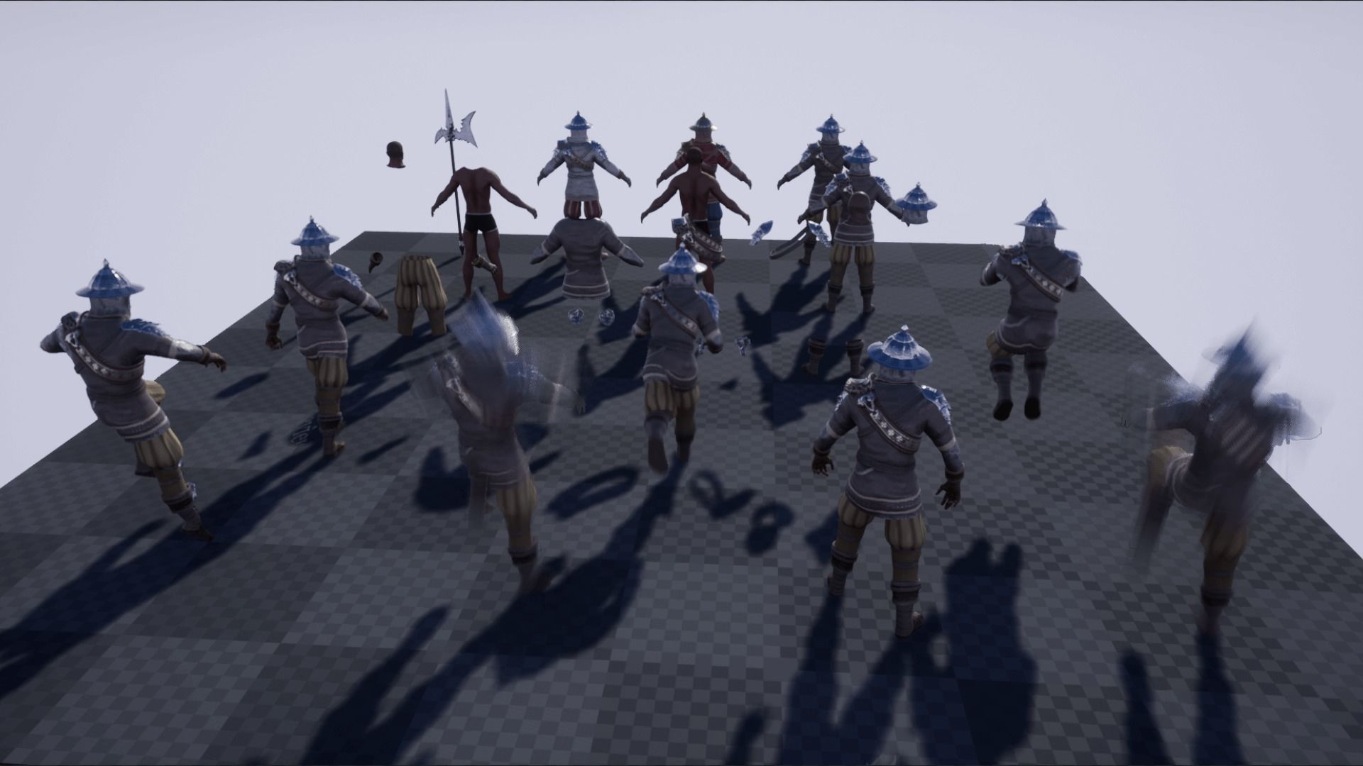 Mercenary Low-poly 3D model_24