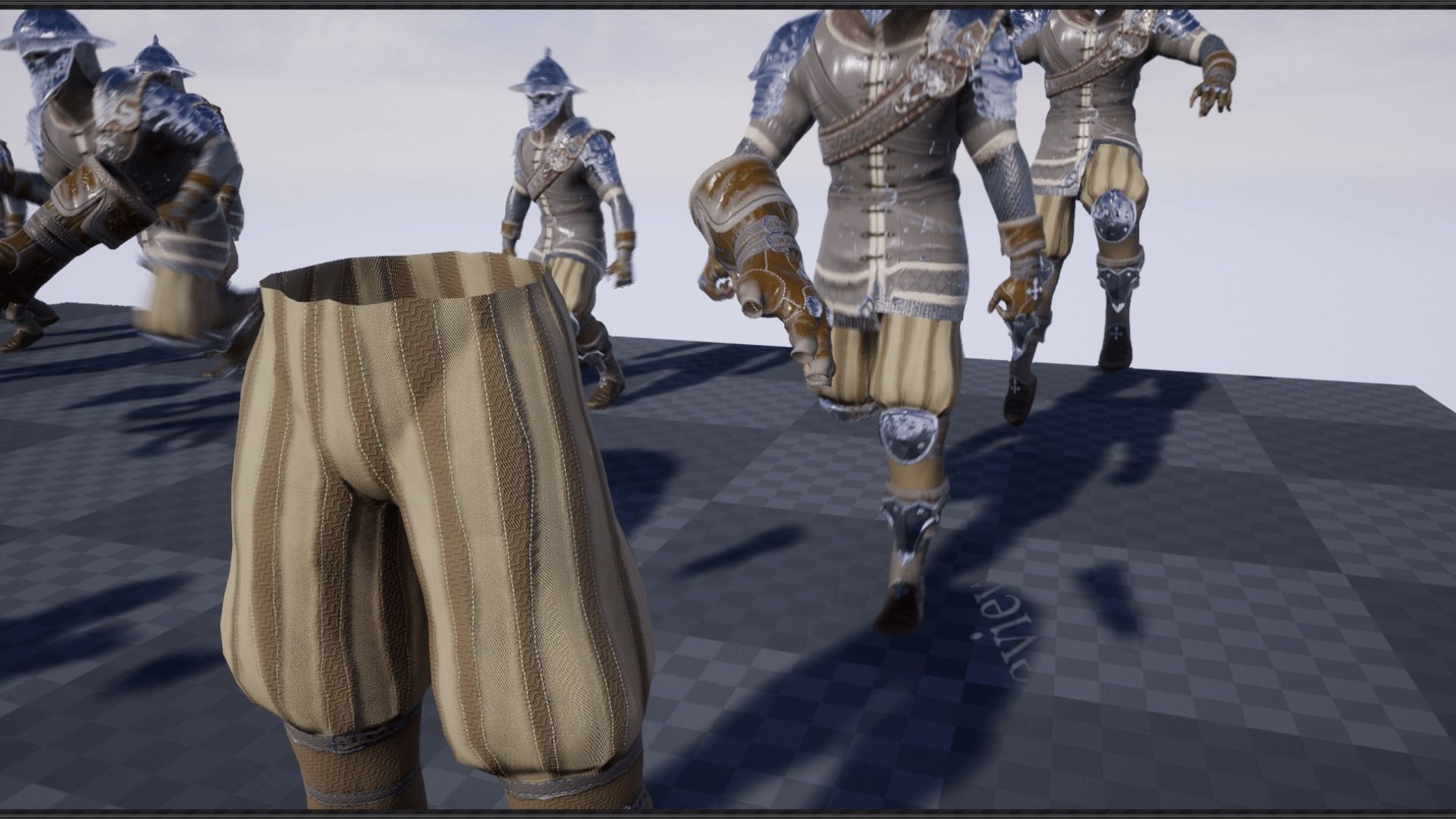 Mercenary Low-poly 3D model_21