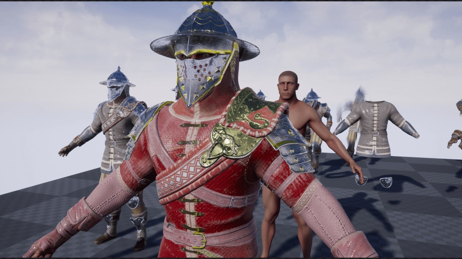 Mercenary Low-poly 3D model_27