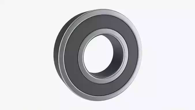 Ball bearing metal 02 3D model