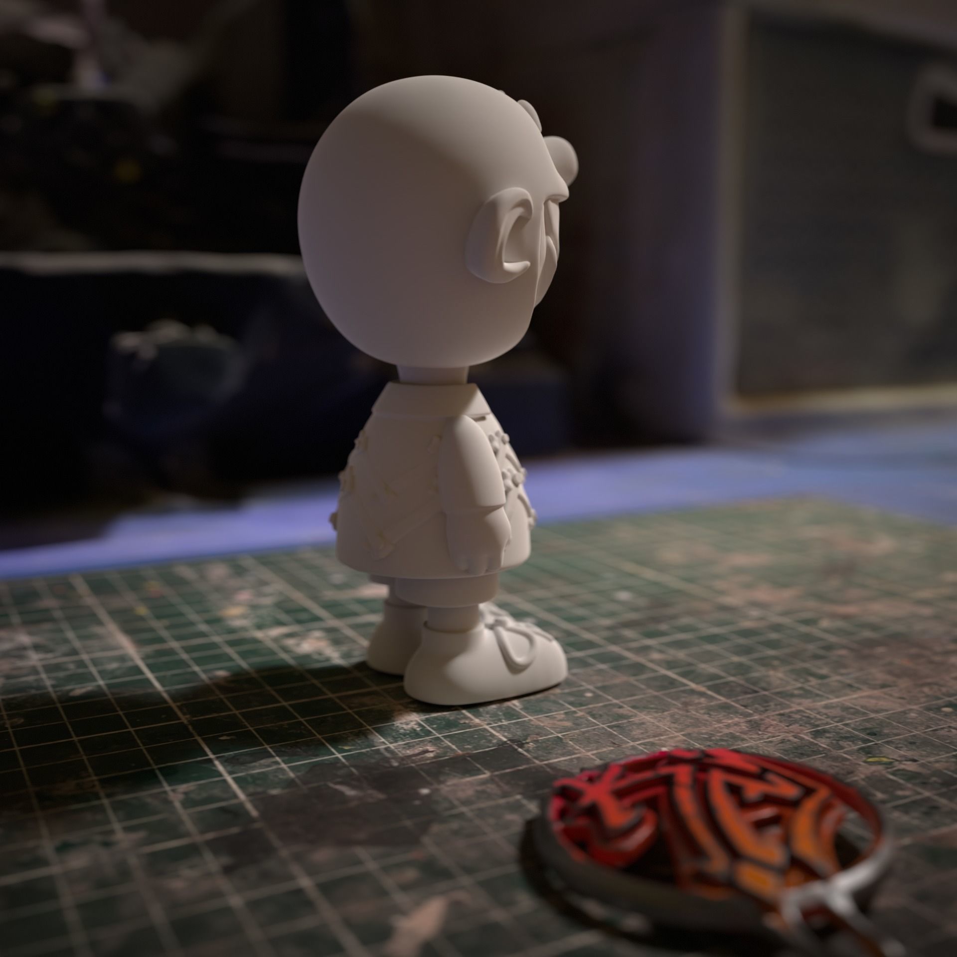 Charly Skull 3D print model_7