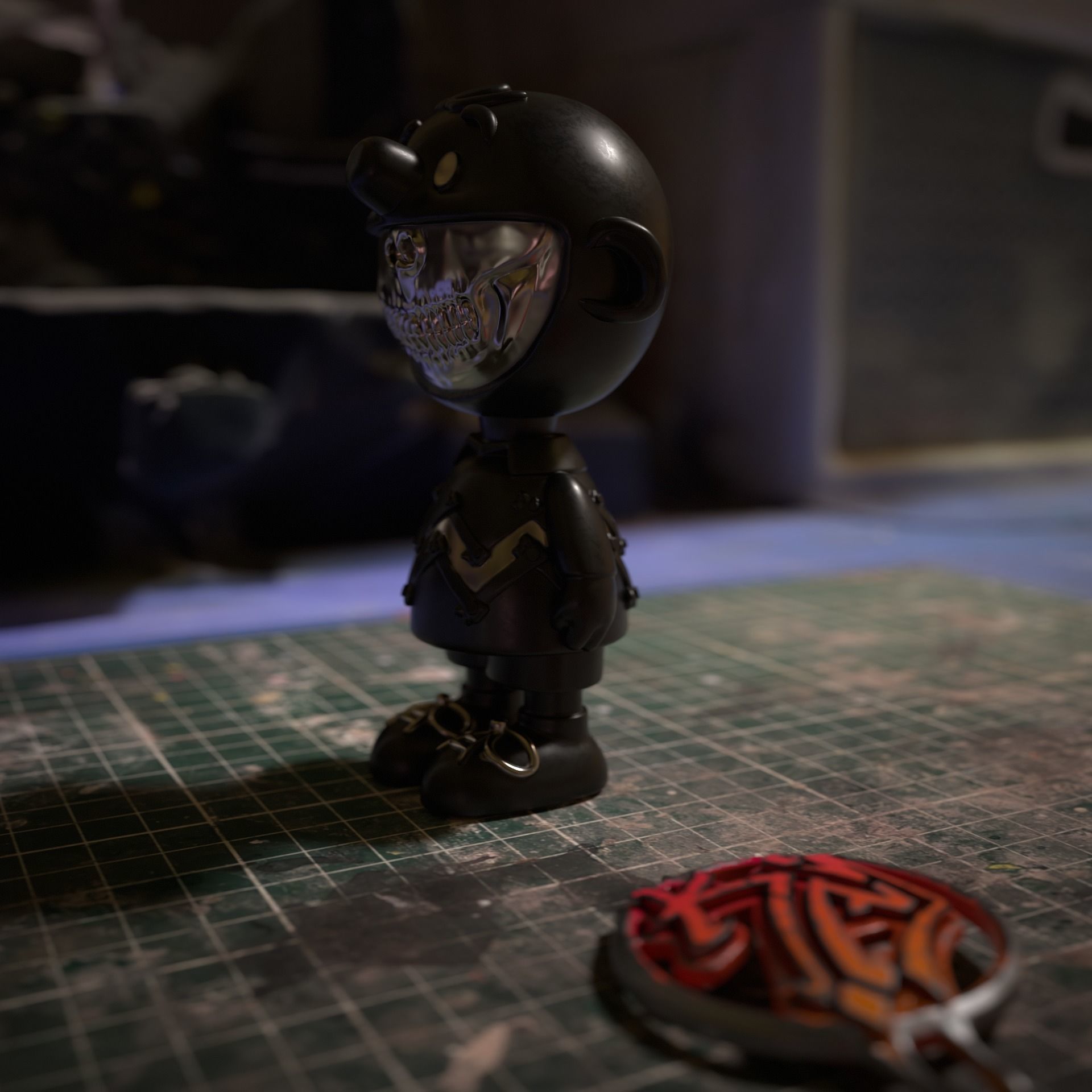Charly Skull 3D print model_1
