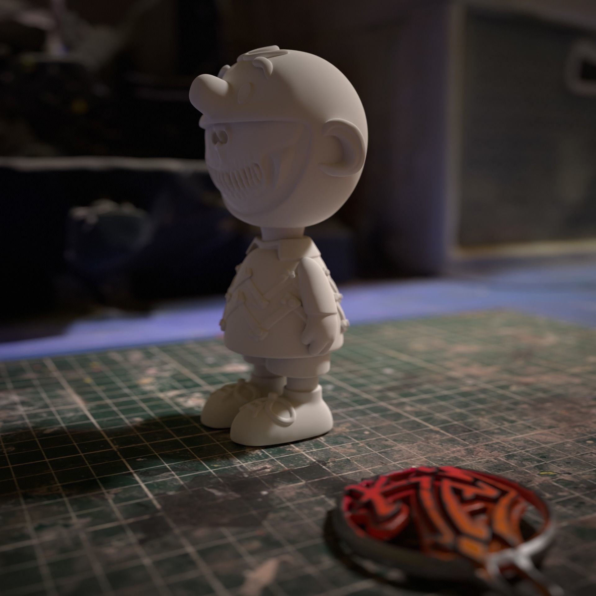 Charly Skull 3D print model_5