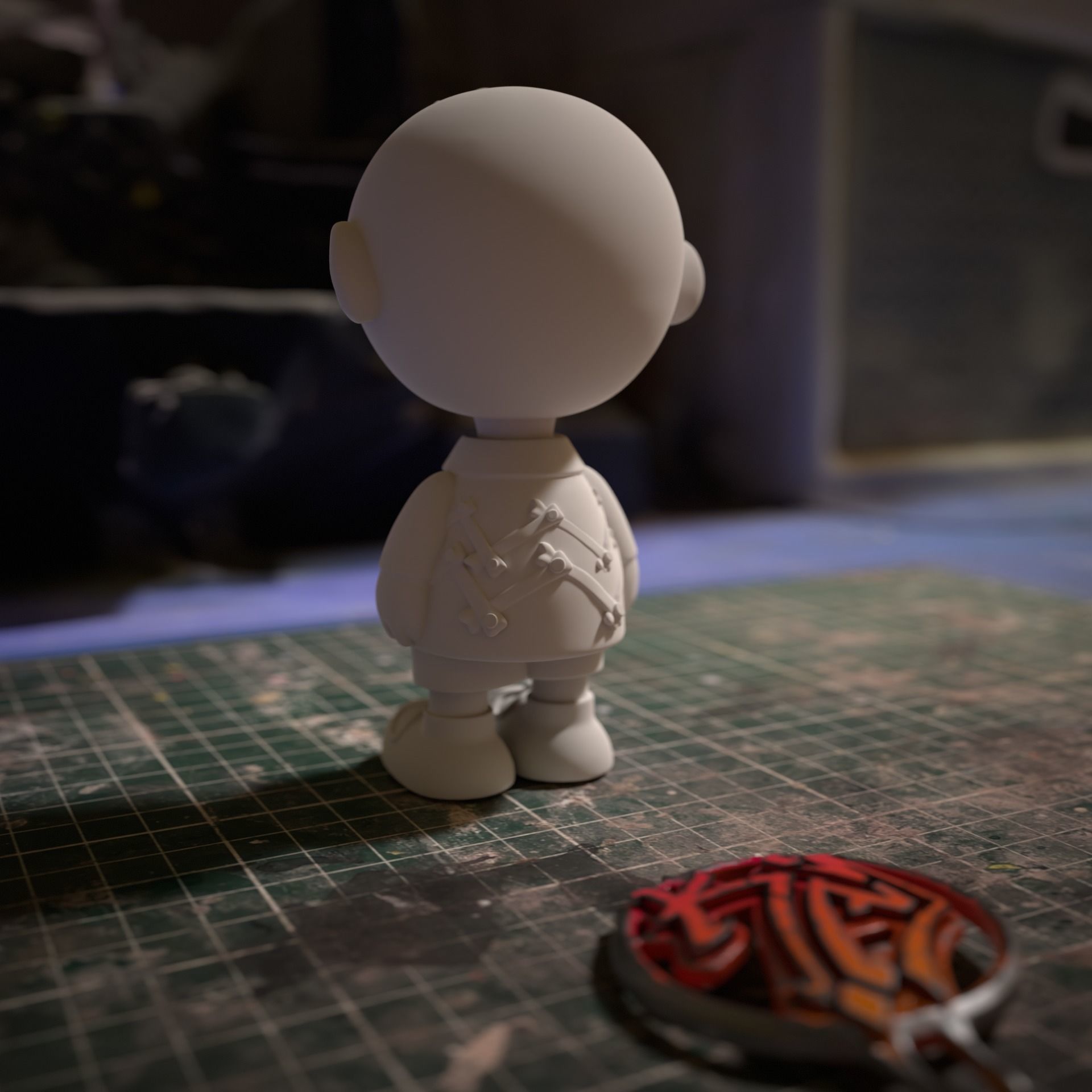 Charly Skull 3D print model_6