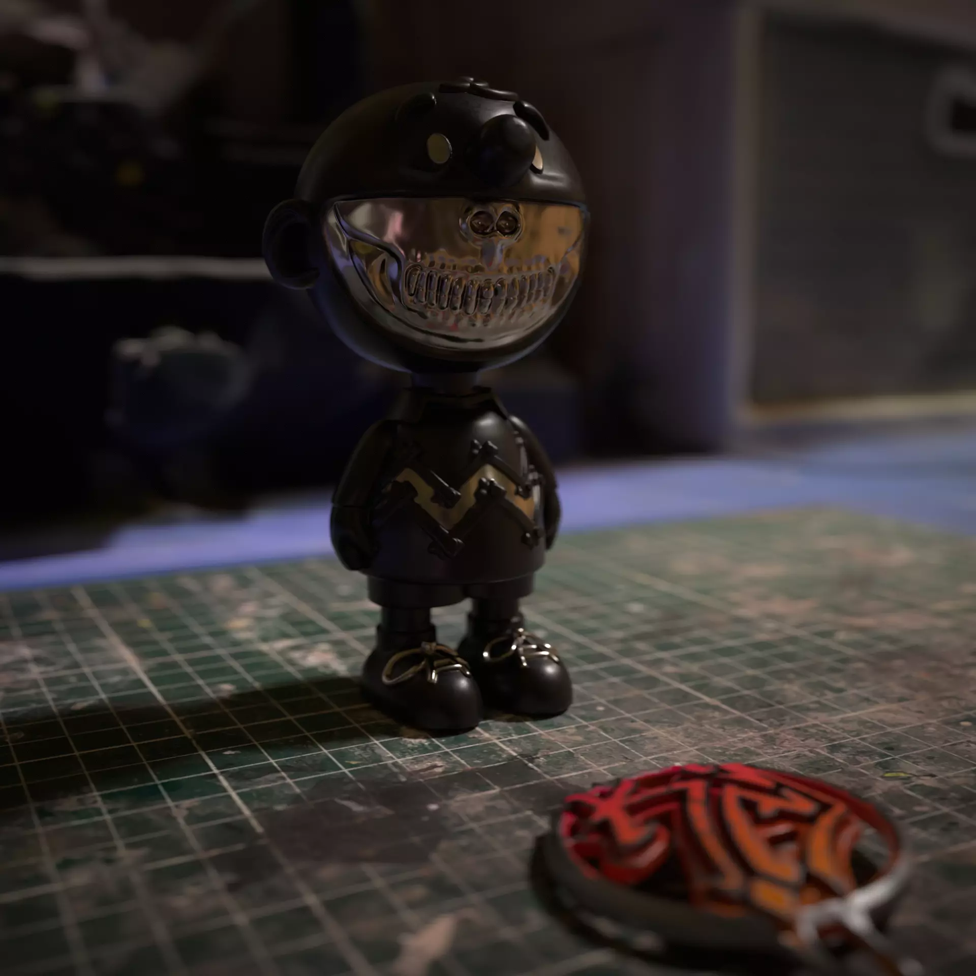 Charly Skull 3D print model_0