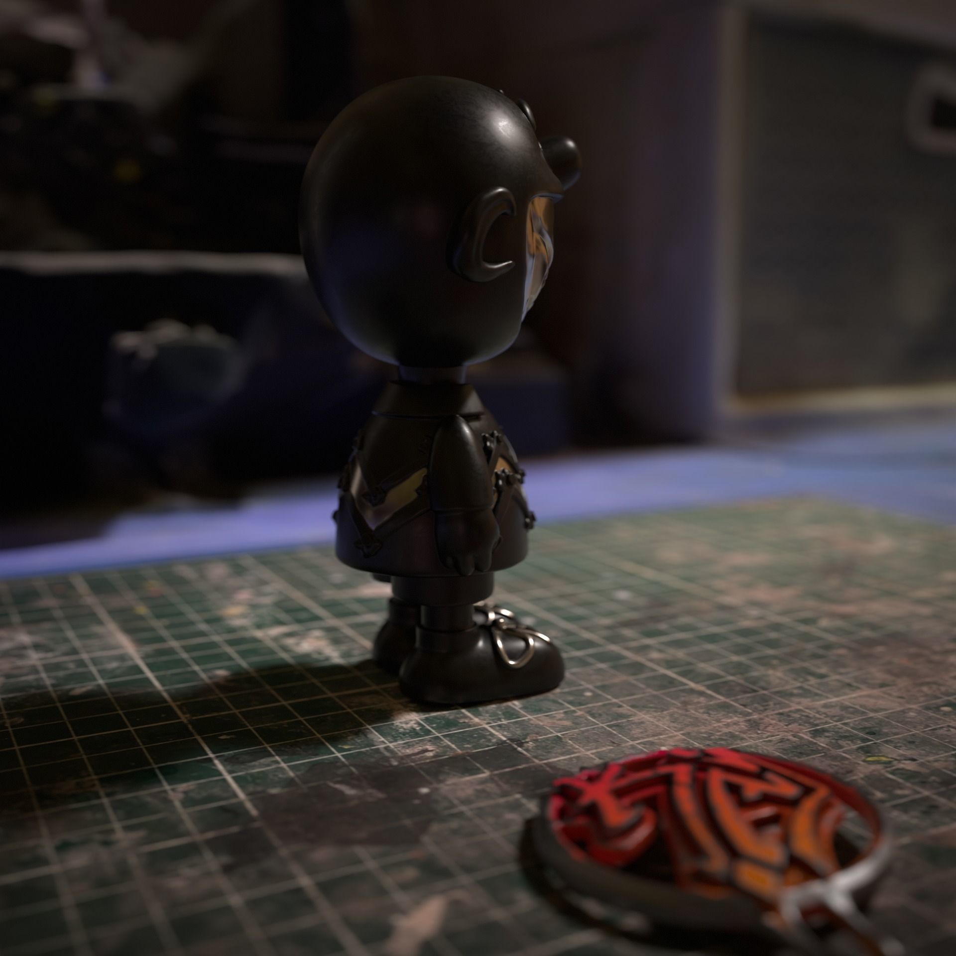 Charly Skull 3D print model_3