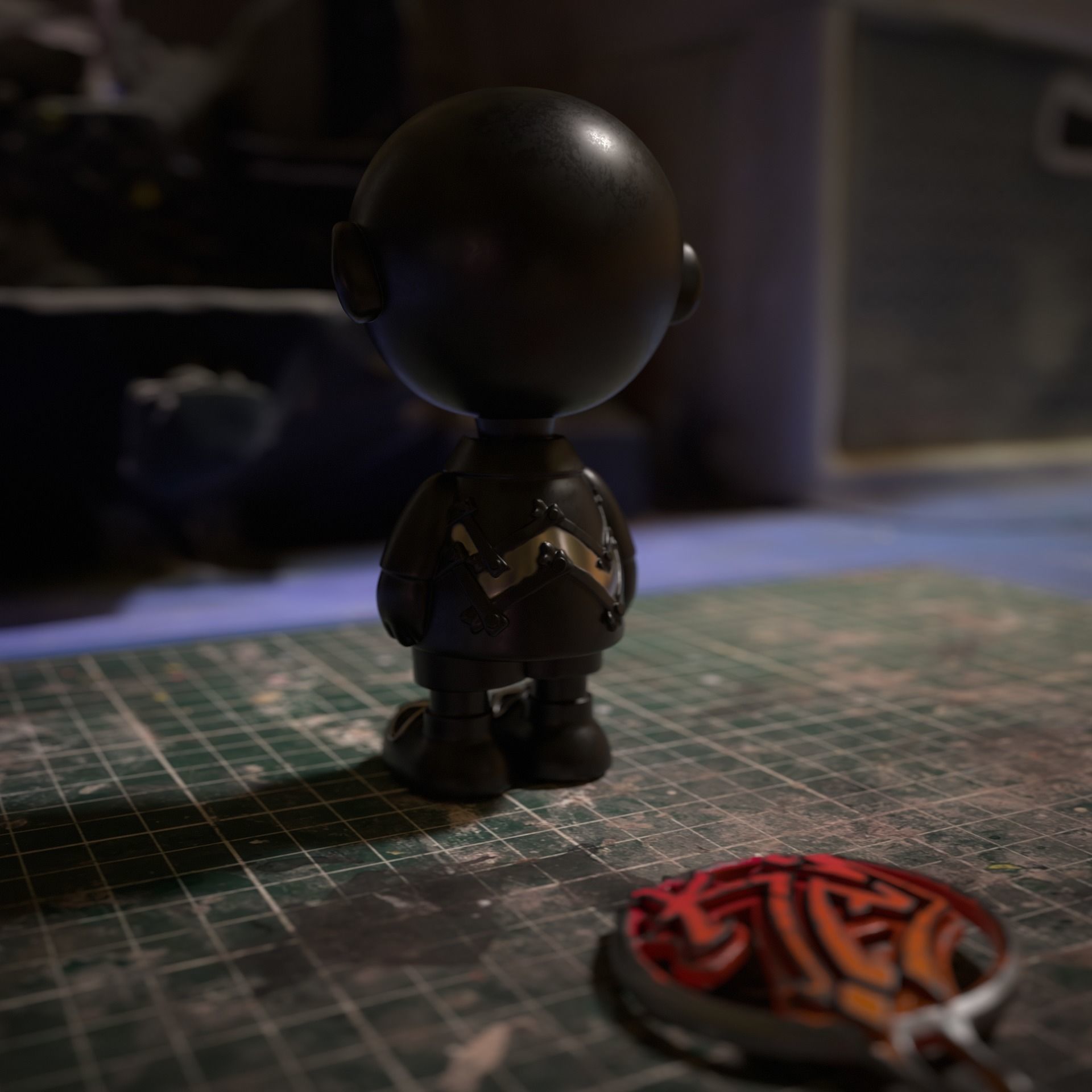 Charly Skull 3D print model_2