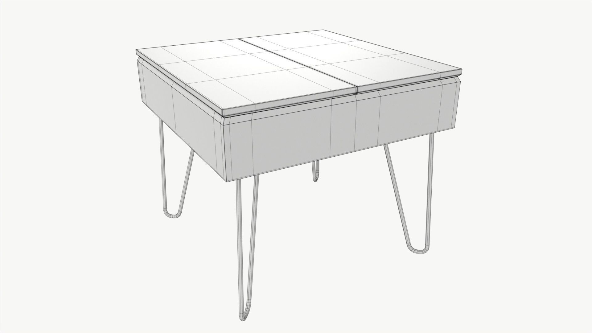 Bedside Table 05 3D model_5