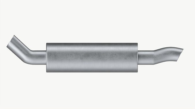 Car Exhaust Pipe 3D model 7