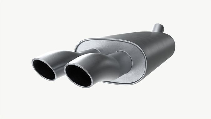 Car Exhaust Pipe 3D model 2