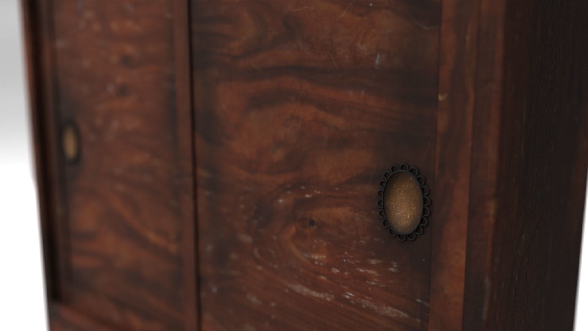 Old tea cabinet 3D model_5