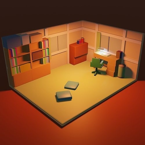 Nobita Room 3D model