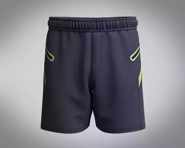 Mens Shorts-Neon and Blue