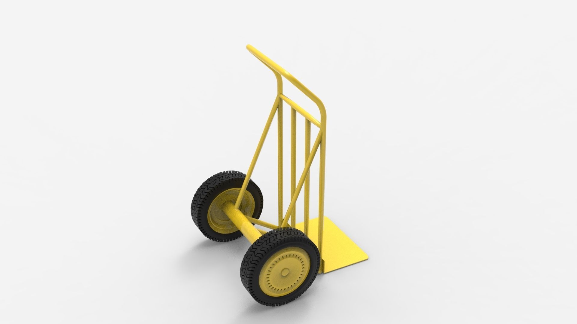 HANDCART 01-YELLOW 3D model_35