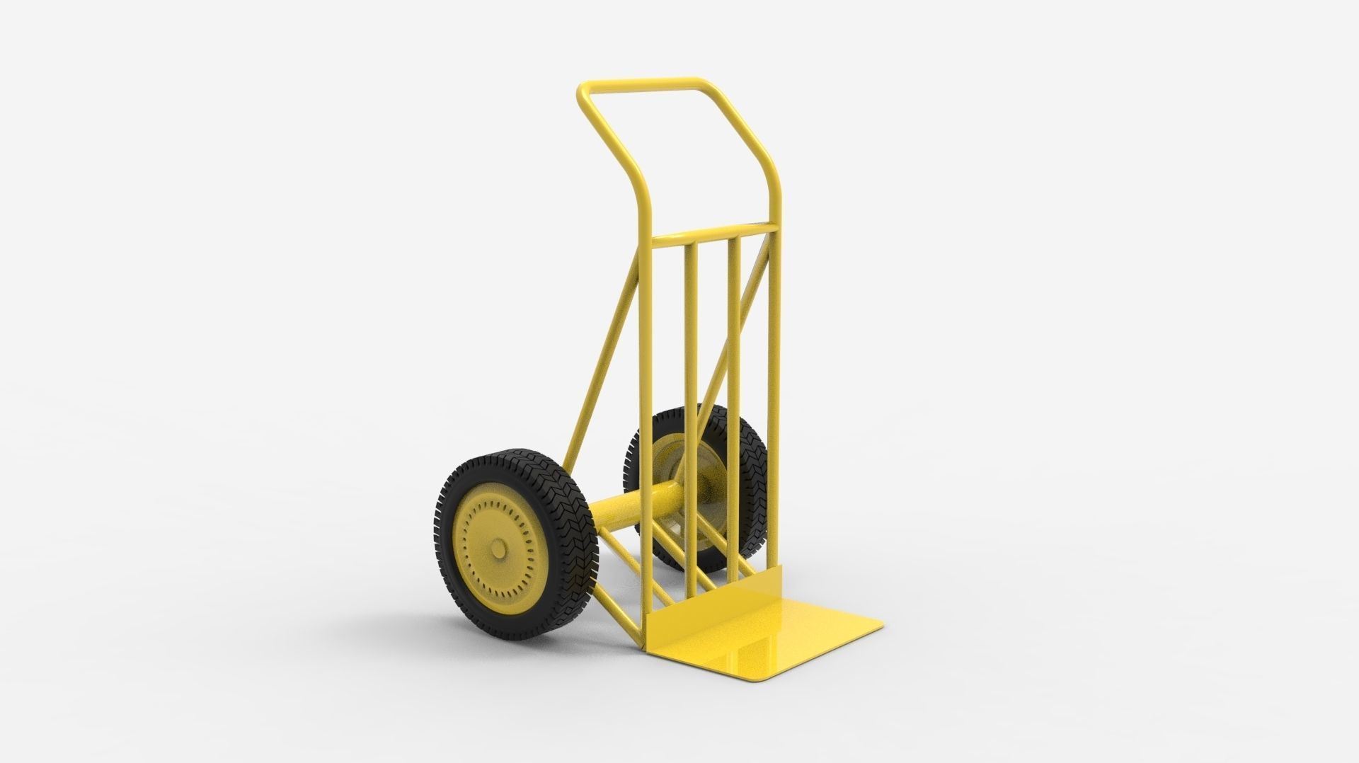 HANDCART 01-YELLOW 3D model_28