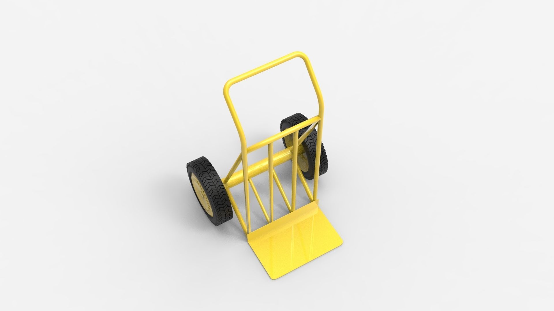 HANDCART 01-YELLOW 3D model_7
