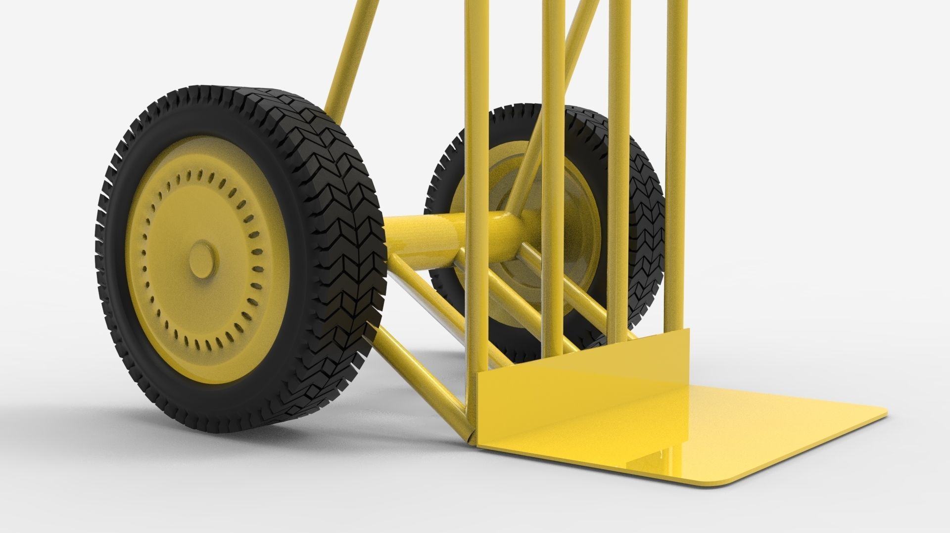 HANDCART 01-YELLOW 3D model_16