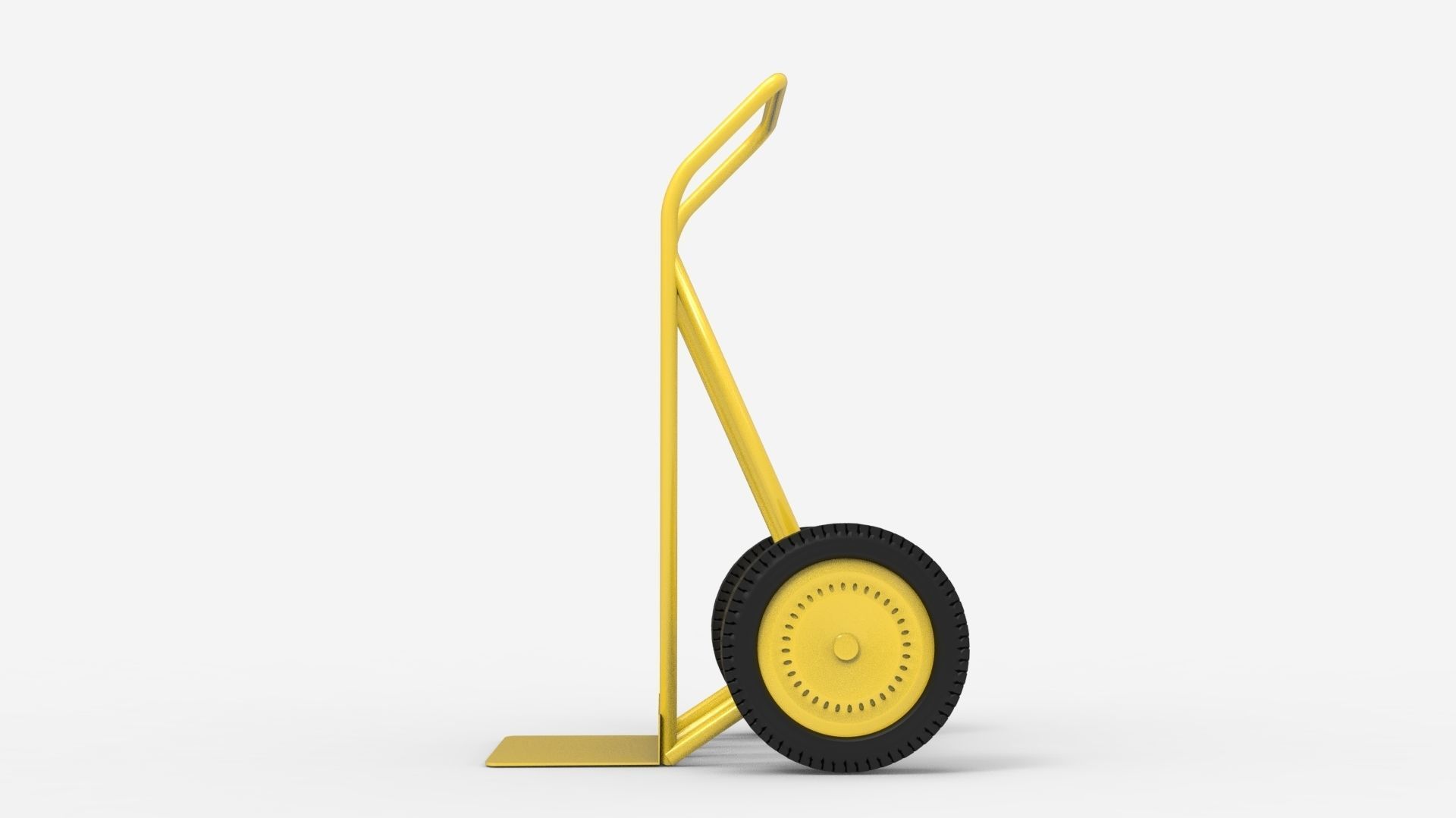 HANDCART 01-YELLOW 3D model_11